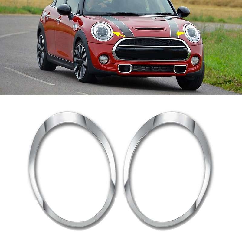 1 Pair Left Right Headlight Ring for 2007-2015 Mini 51137149905