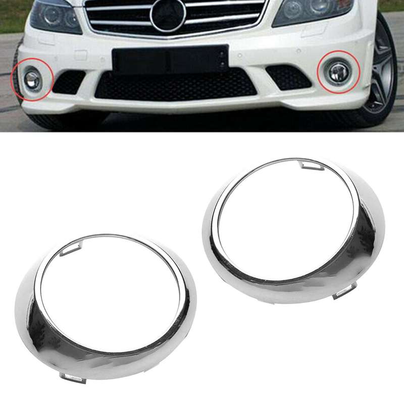 1 Pair Left+right Fog Light Bezel Ring Cover 2518850474 2518850374 for W251 R320 R350 2006 -2010