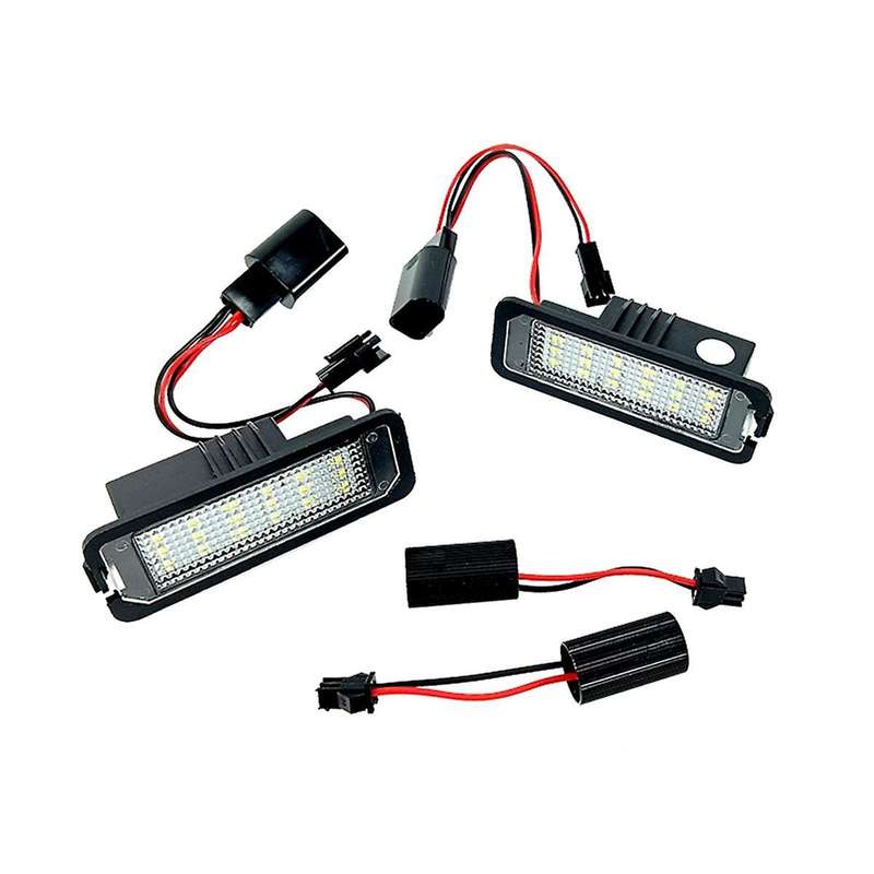 1 Pair License Plate Light LED License Lamp Plate Light for Auto Parts