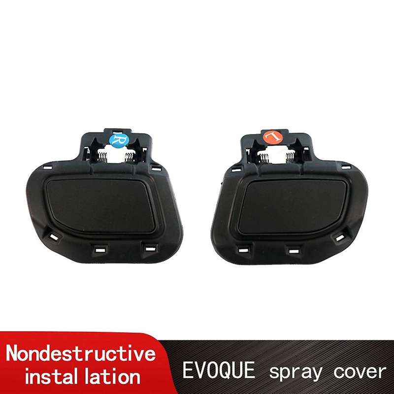 1 Pair LH+RH HeadLight Washer Cover Powerwash Cap for Evoque 2012-2017 LR036198 LR036197