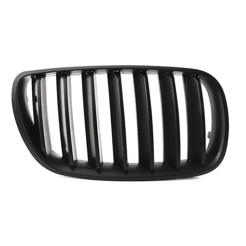 1 Pair Matte Black Front Grille Bumper Kidney Grille for E83 X3 Facelift 2007-2010