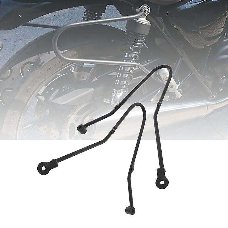 1 Pair Motorcycle Saddlebags Brackets Support Left and Right Side for Bonneville/SE T100 2001-2015 -