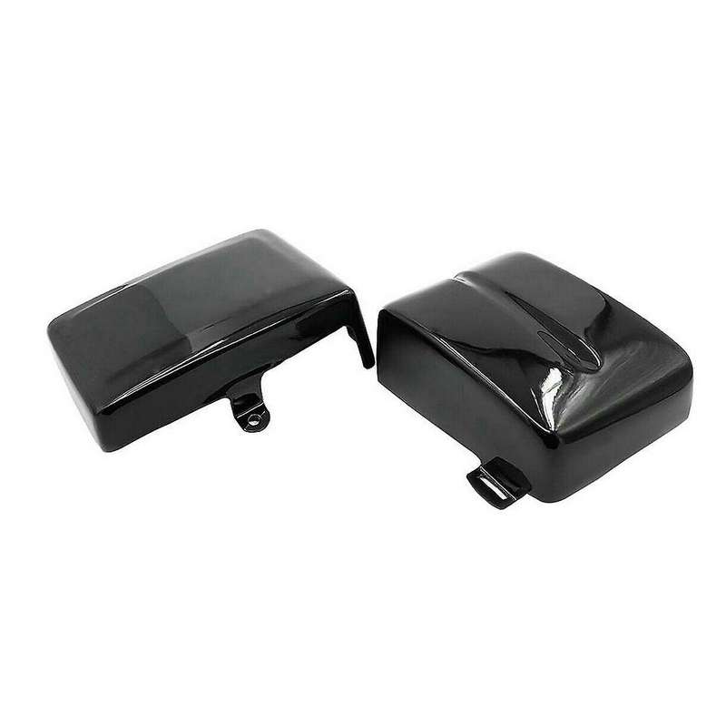 1 Pair Motorcycle Side Battery Cover Guard Frame Fits for Fat Super Glide Wide Glide Switchback 06-1