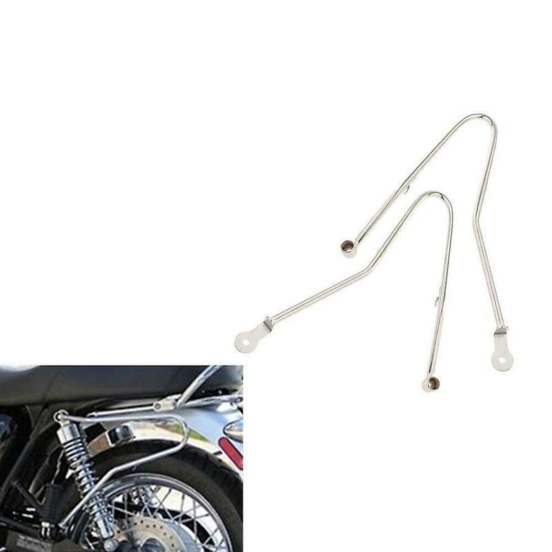1 Pair Motorcycle Saddlebags Brackets Support Left and Right Side for Bonneville/SE T100 2001-2015