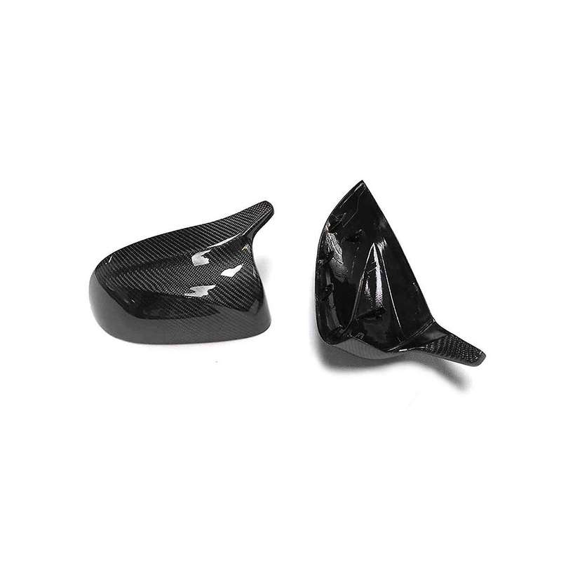 1 Pair New Bullhorn for X3 X4 X5 G01 G02 G05 2018-2019 Retrofit Carbon Fibre Mirror Housing