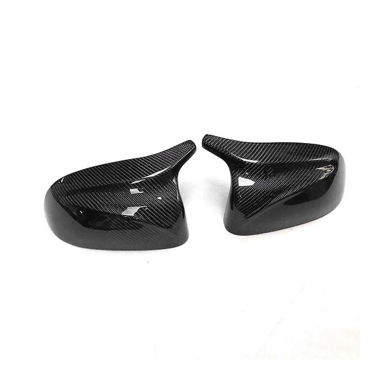 1 Pair New Bullhorn for X3 X4 X5 G01 G02 G05 2018-2019 Retrofit Carbon Fibre Mirror Housing
