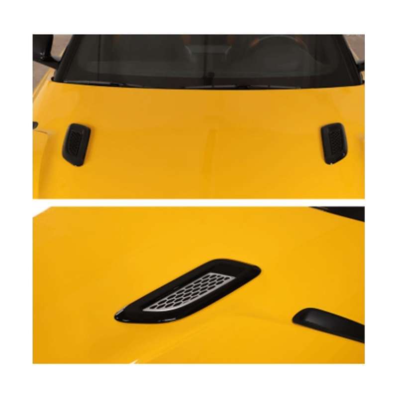1 Pair New Car Engine Air Outlet Cover for Air Inlet Vent Two-colour Version Cover Plate Conversion