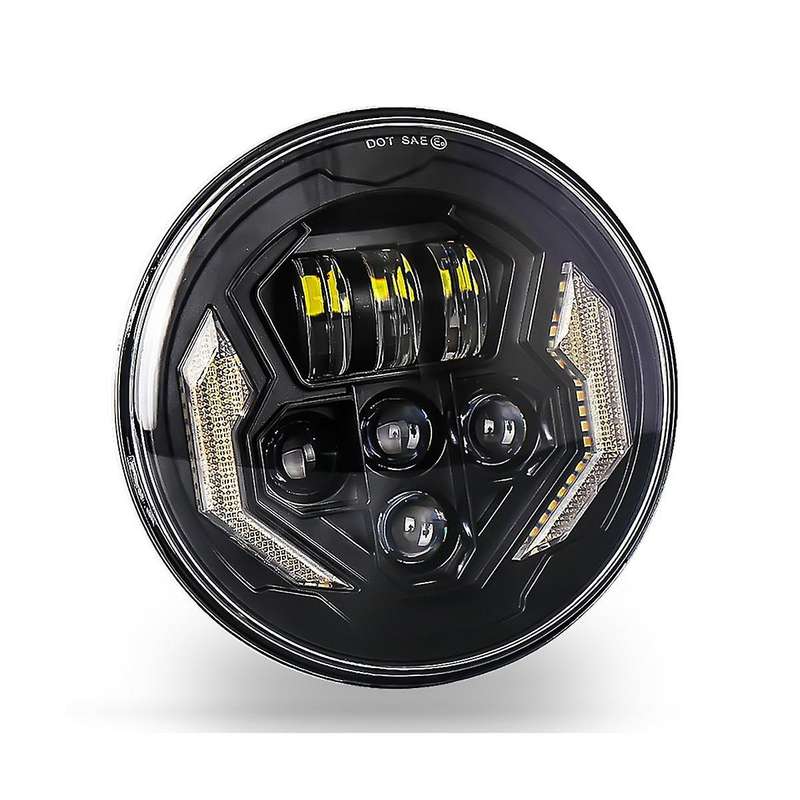 1 Pair New 12v 60w Led 7 Inch Headlights for Wrangler Off-road Conversion Motorbike Conversion Roun