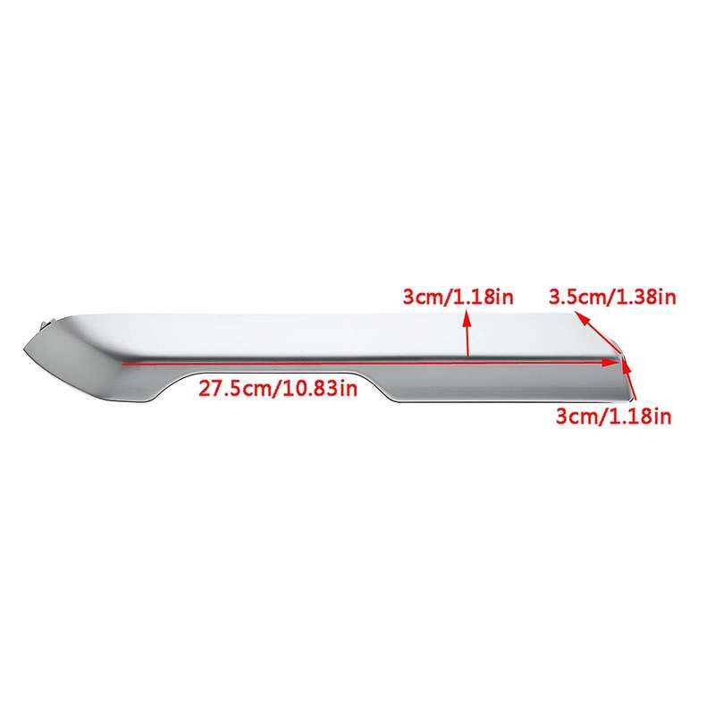 1 Pair New Car Seat Cushion Valance Chrome Cover Interior Mouldings for Range 2004-2012 All Models