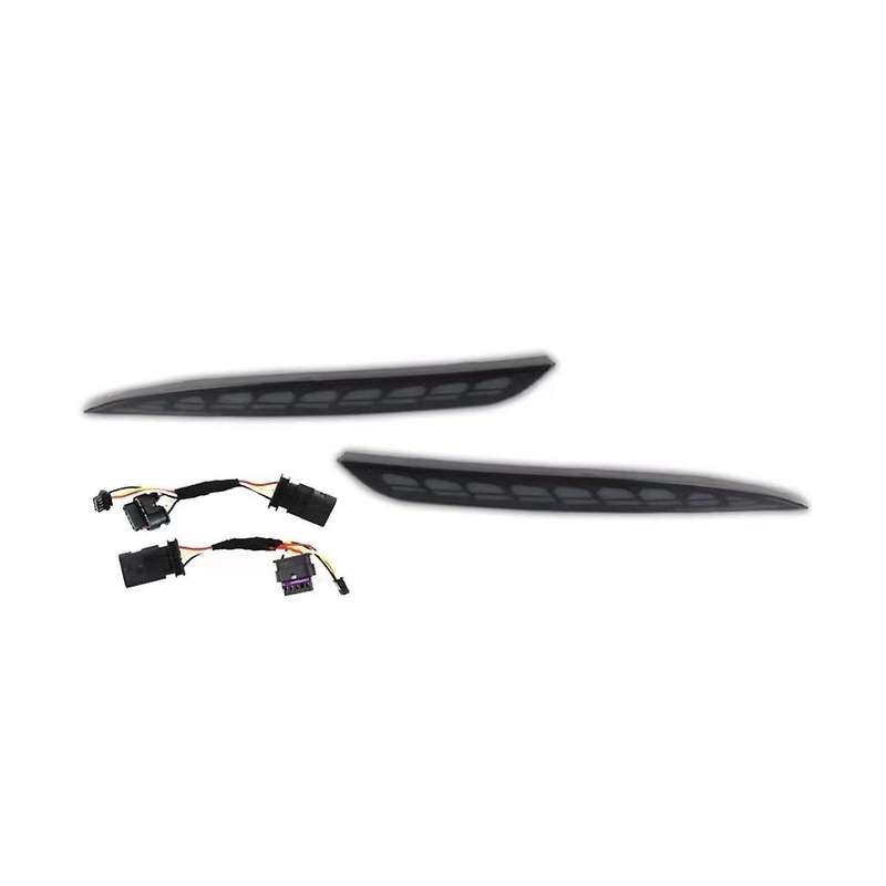 1 Pair New Dragon Scales Turning Light for Rear Bumper Light Rear Fog Light Retrofit Black Case
