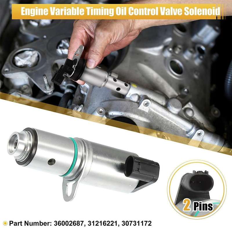 1 Pair Of 2 Engine Camshaft Variable Valve Timing Solenoid Vvt for C30 C70 S40 S70 V50 V70 36002687