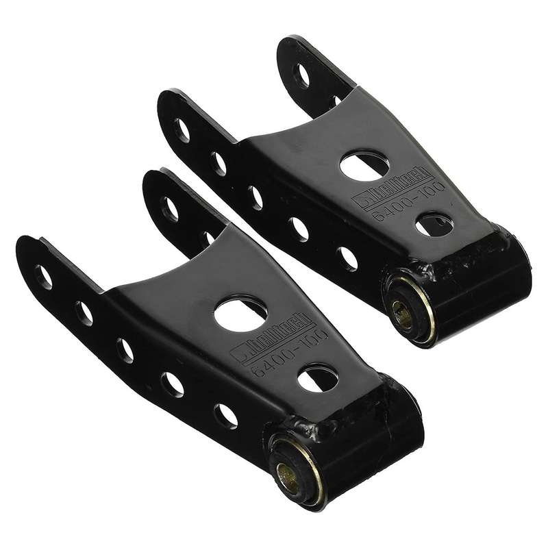 1 Pair of BEL6400 Rear Lowering Shackle Bracket Kit for and with 2inch Drop
