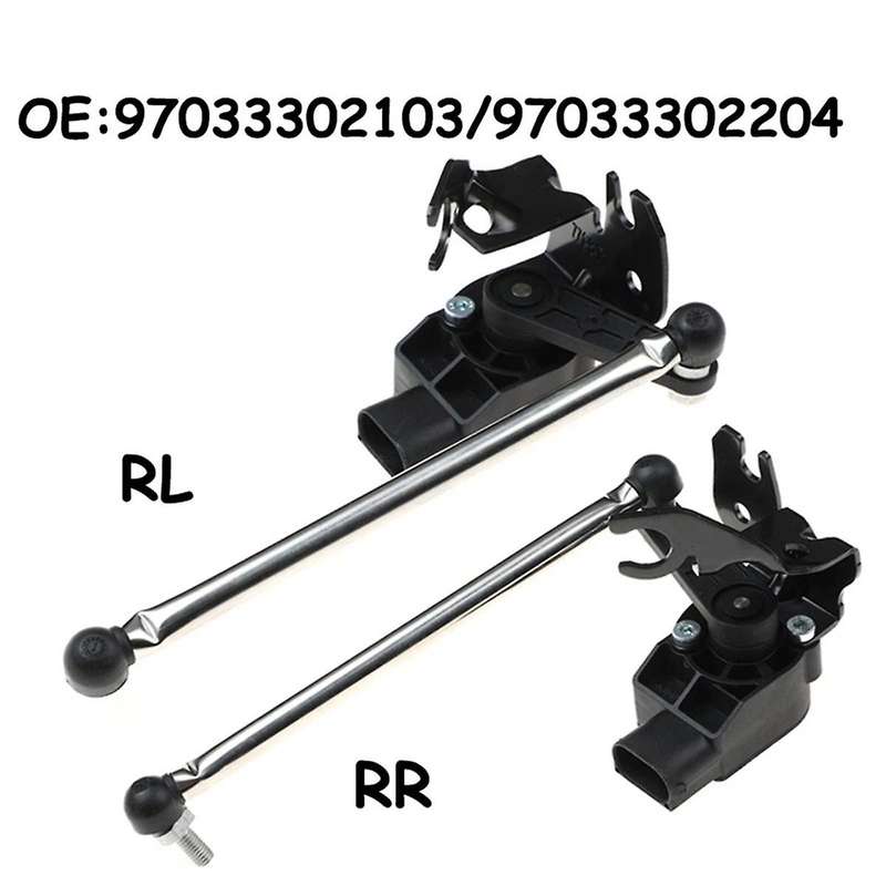 1 Pair of Auto Headlight Level Sensor Rear Height Sensor for 4 4S S 970 97033302204 97033302103