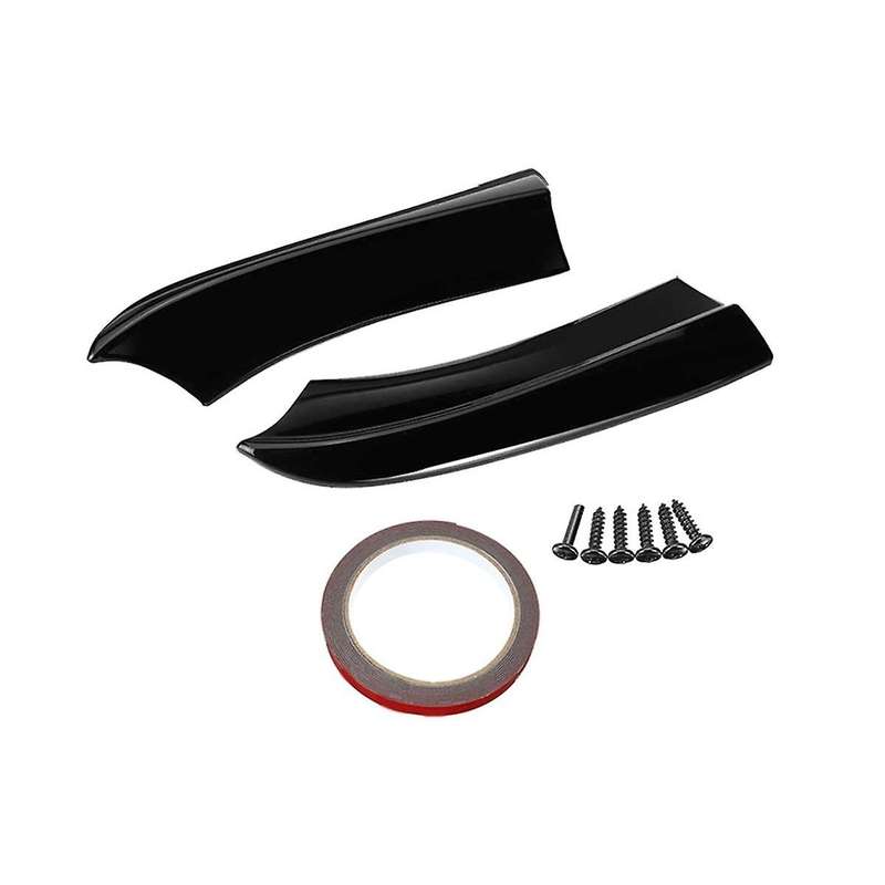 1 Pair of Black Rear Bumper Corner Protectors for Charger 15-19 Small Surround Modification Accesso