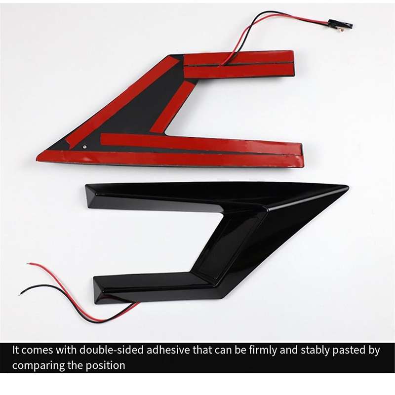 1 Pair of Black Side Lights Lights Turn Signals for New Turn Signal Modification