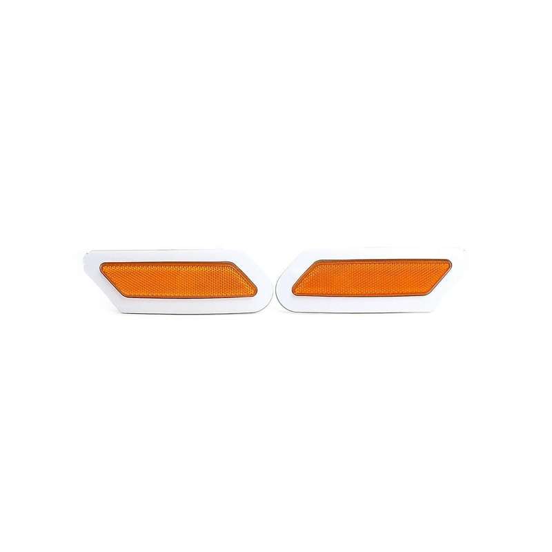 1 Pair Of Front Bumper Side Marker Lights Yellow Fits for Q5 Sq5 2018-2020 80a945071 80a945072