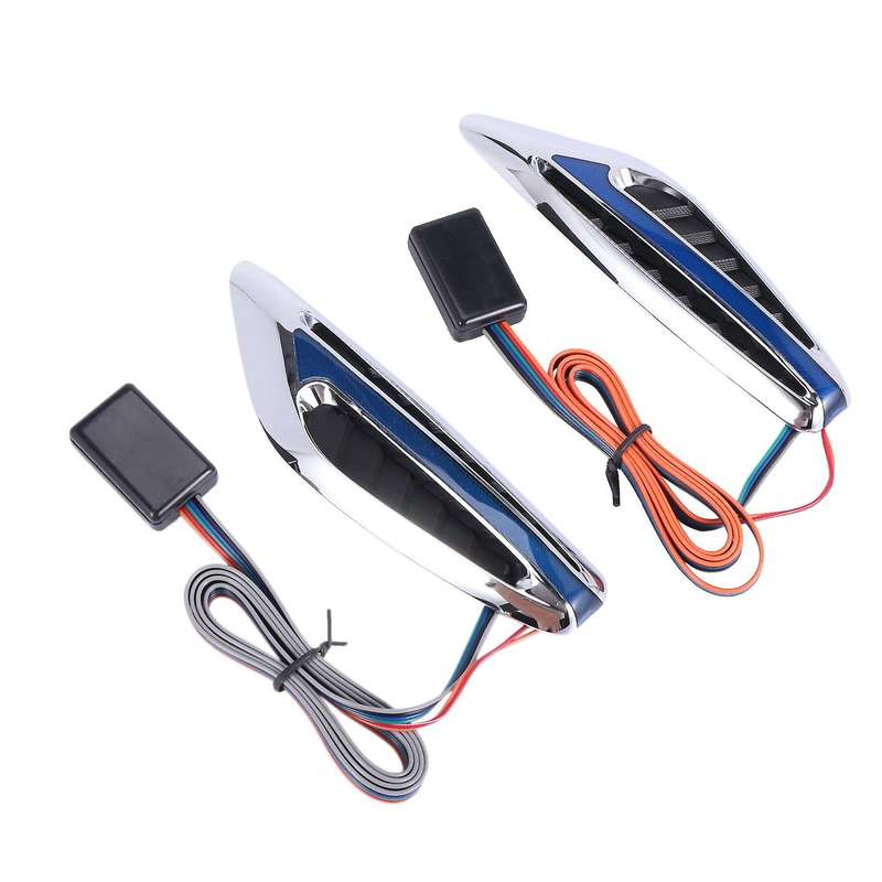 1 Pair of DC12V Automobile Leaf Leaf Turn Signal, LED Modified Side Light Marking Turn Signal Light,