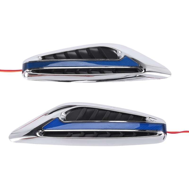 1 Pair of DC12V Automobile Leaf Leaf Turn Signal, LED Modified Side Light Marking Turn Signal Light,