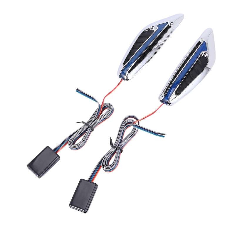 1 Pair of DC12V Automobile Leaf Leaf Turn Signal, LED Modified Side Light Marking Turn Signal Light,