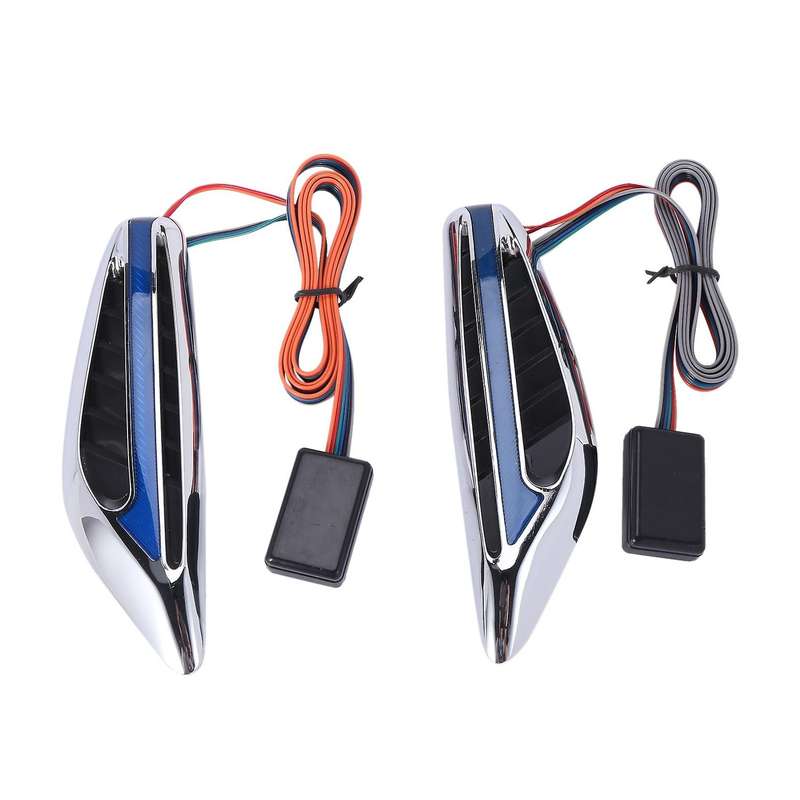 1 Pair of DC12V Automobile Leaf Leaf Turn Signal, LED Modified Side Light Marking Turn Signal Light,