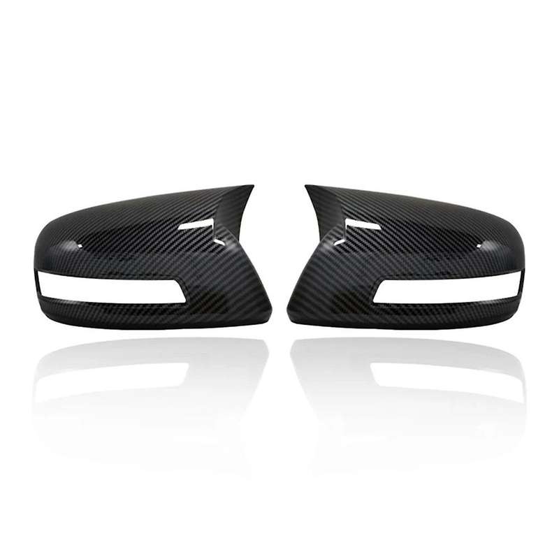 1 Pair of Carbon Fiber Rearview Mirror Covers for 12-15 9Th Generation Horn Cover Decoration Modific