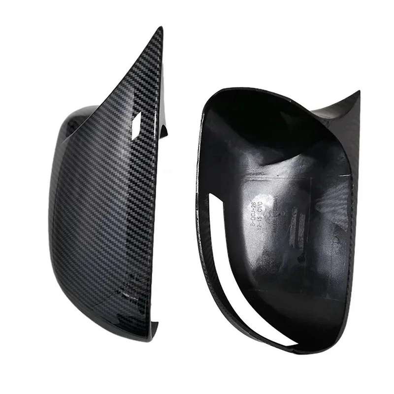 1 Pair of Carbon Fiber Rearview Mirror Covers for 12-15 9Th Generation Horn Cover Decoration Modific