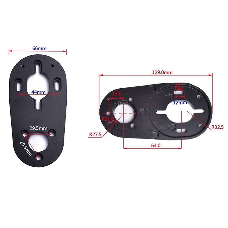 1 Pair of Double-Layer Bridge Motor Fixed Brackets, Highway Bridge Motor Brackets, Electric Skatebo