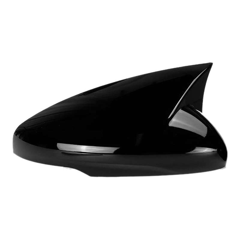 1 Pair of Gloss Black Rearview Mirror Housings for Electric Vehicle Mach-E 2021-2022 Horn Cover Modi