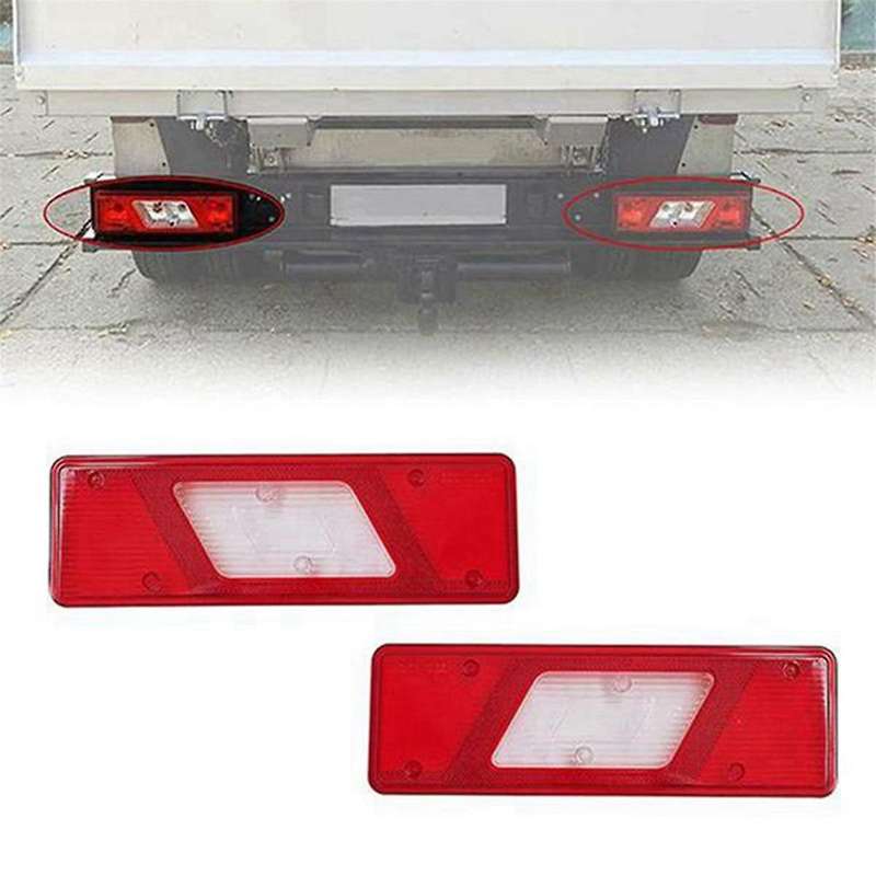 1 Pair Pickup Tail Light Cover Tail Light Cover for Transit MK8 Truck 14-20