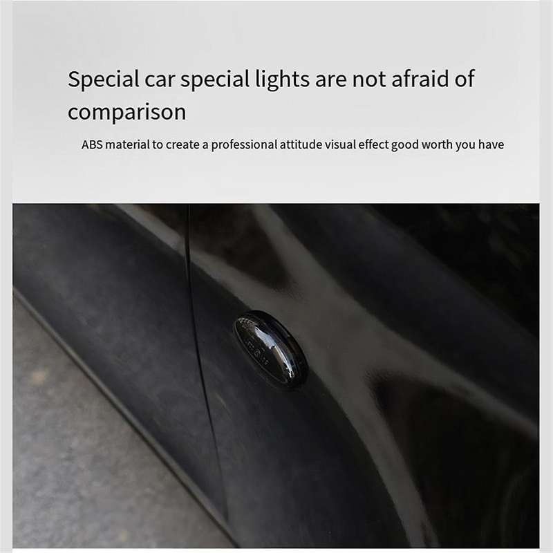 1 Pair of LED Side Lights Streamer Turn Signals Side Lights without Wiring for 16-24 Car Parts