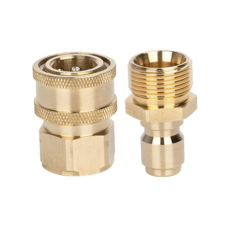 1 Pair of M22 Adapter Quick Connector Outlet Quick Reducer Joint of High-Pressure Cleaning Machine
