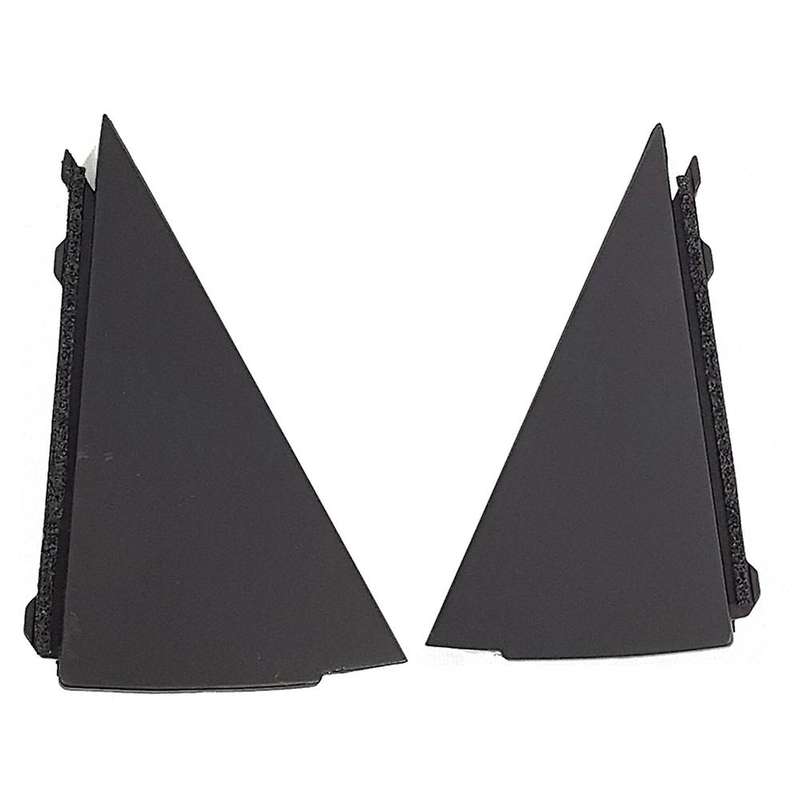 1 Pair Rear Door Triangle Garnish Cover Panel Rear Window Plate Trim Cap for I30 2008-11 838302L000