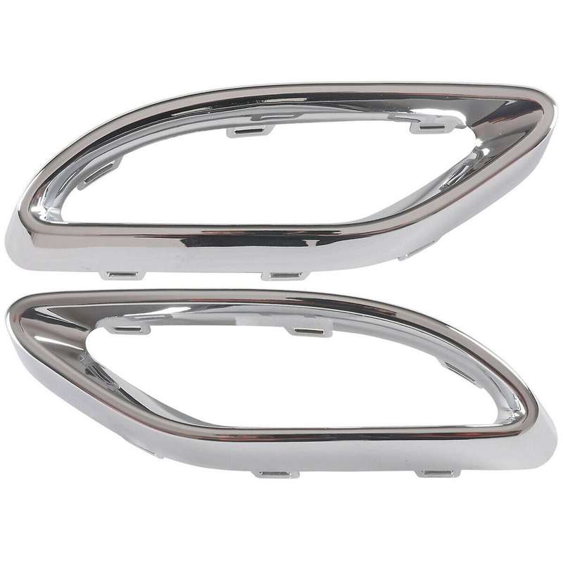 1 Pair Rear Exhaust Pipe Trim Bezel Fit for W177 a W238 E W205 C 2058852221,2058852321