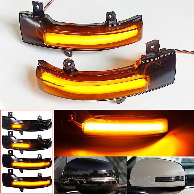 1 Pair Rear View Mirror Dynamic Turn Signal LED Light Indicator for 2014-2020 2016