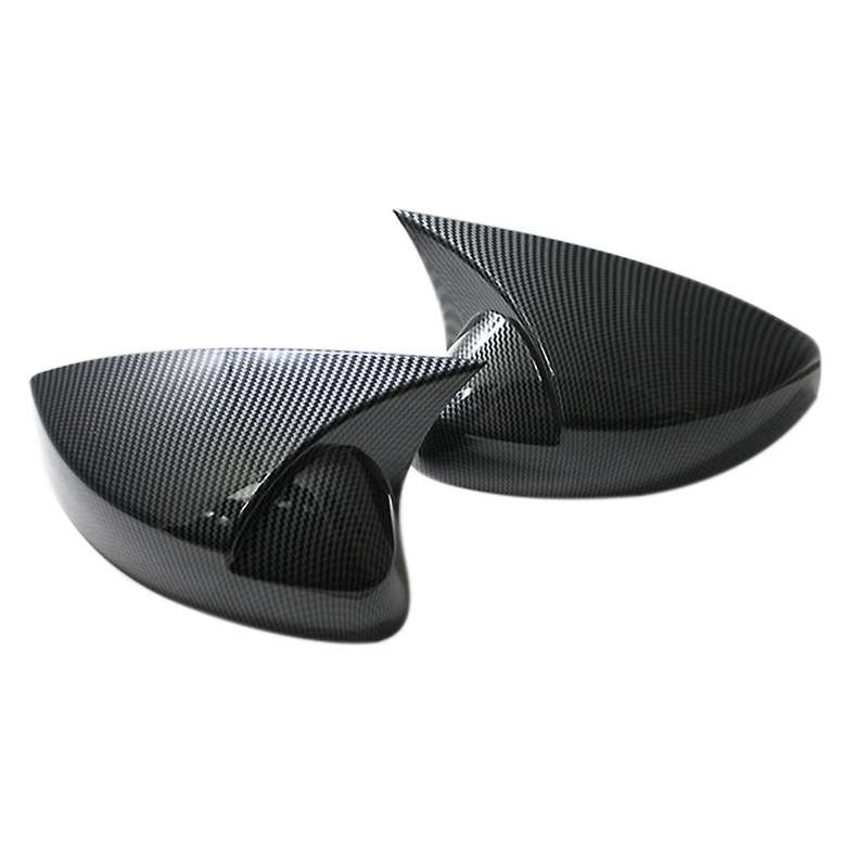 1 Pair Rear View Mirror Cover A3 Carbon Car Rearview Side Mirror Caps Add on Cover for - A3 8V S3 RS