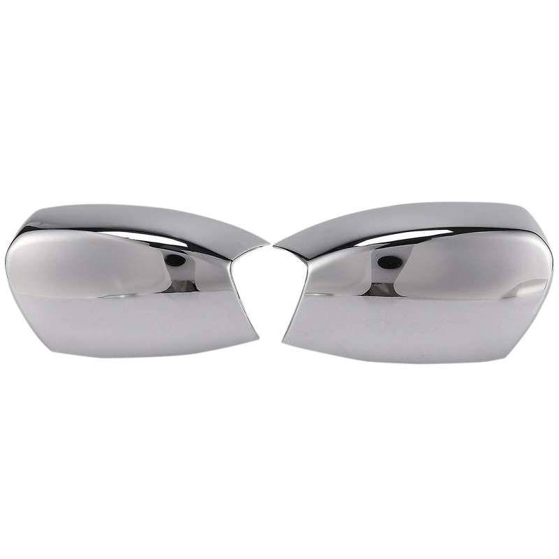 1 Pair Rear View Mirror Cover Abs Plastic Car Side Mirror Cover Chrome For