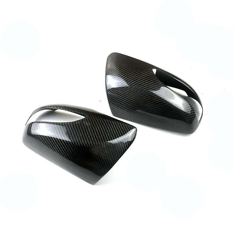 1 Pair Rearview Mirror Cover Carbon Fiber Side Rear View Mirror Cover Caps for Rohens Coupe 2008-20