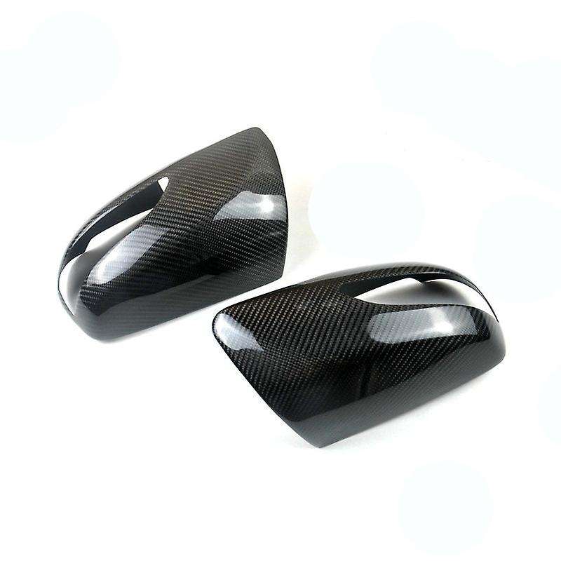 1 Pair Rearview Mirror Cover Carbon Fiber Side Rear View Mirror Cover Caps for Rohens Coupe 2008-20