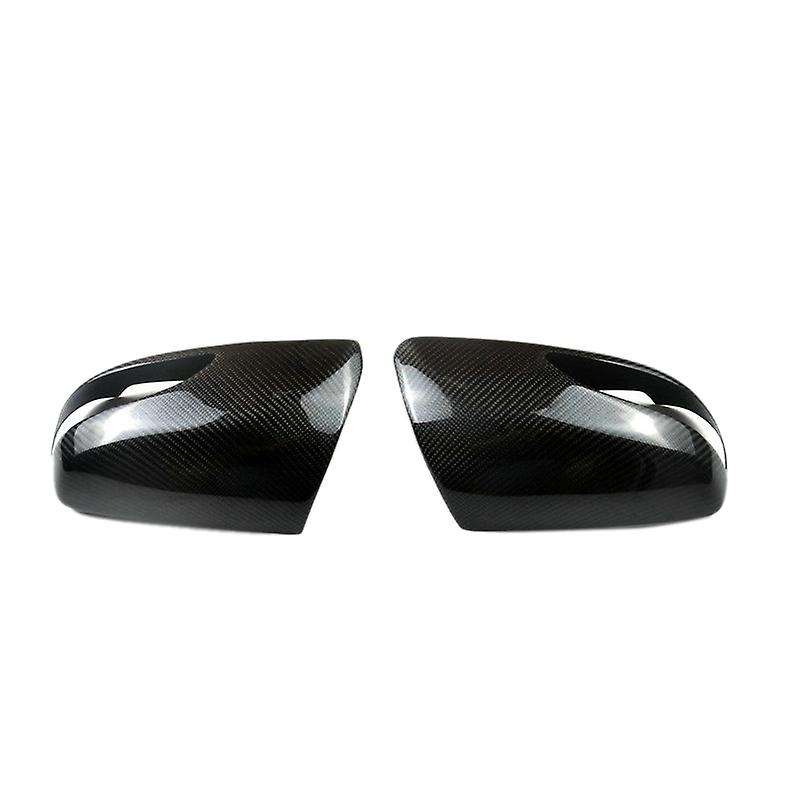 1 Pair Rearview Mirror Cover Carbon Fiber Side Rear View Mirror Cover Caps for Rohens Coupe 2008-20