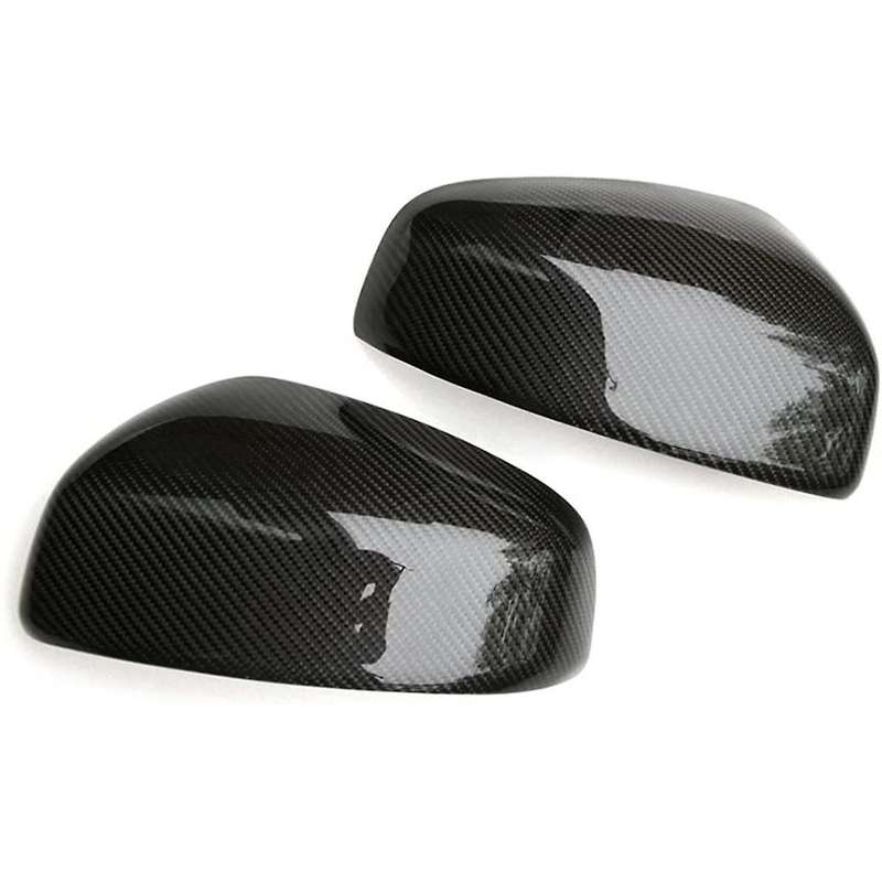 1 Pair Rearview Mirror Cover Carbon Fiber Side Mirror Caps for 370Z Z34 2009-2019