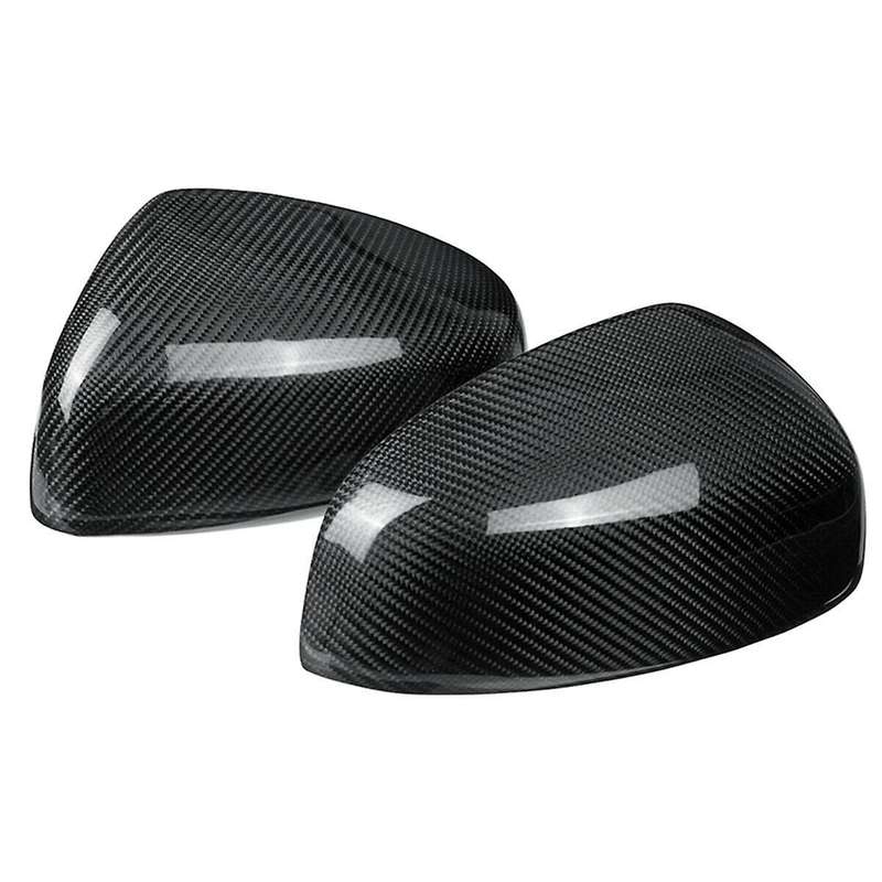 1 Pair Rearview Mirror Cover Carbon Fiber Side Mirror Caps for 370Z Z34 2009-2019