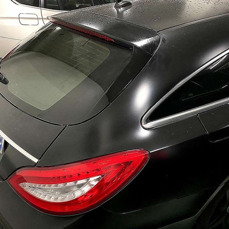 1 Pair Rear Window Spoiler Side Wing Cover Trim Canards Splitter for -Class 63 C218 Brake