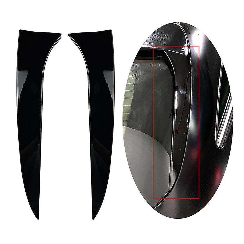 1 Pair Rear Window Spoiler Side Wing Cover Trim Canards Splitter for -Class 63 C218 Brake