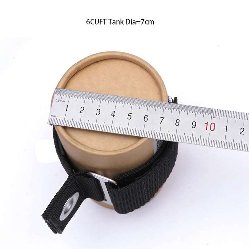 1 Pair Scuba Diving Dry Suit Tied Bottle Belt Dive Cylinder Tank Holder Cam Band Belt 7cm Diameter 1
