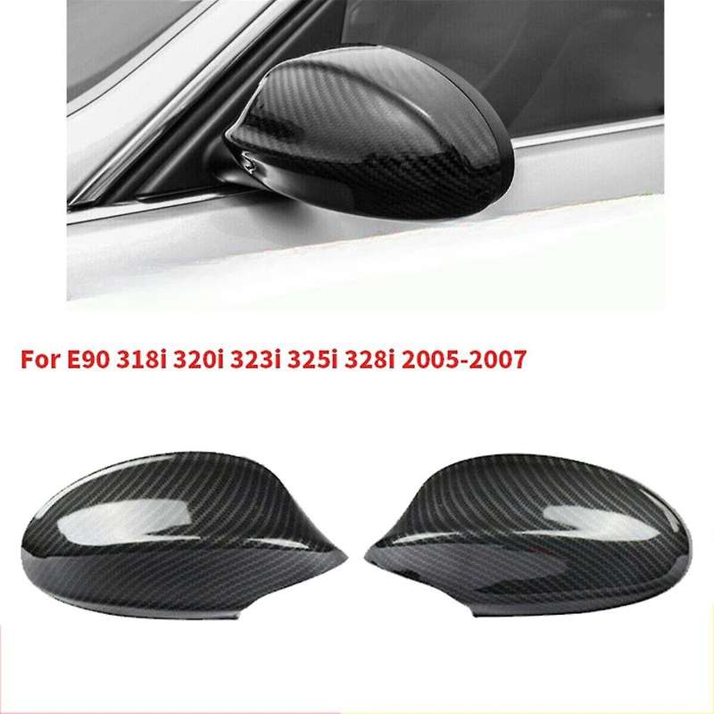 1 Pair Side Door Rearview Mirror Cover for 3 Series E90 318I 05-07 Reversing Mirror Housing 5116713