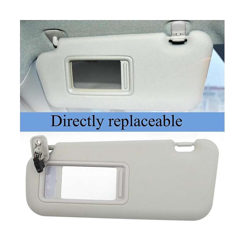 1 Pair Sun Visor with Makeup Mirror for 3 2010-2013 Automotive Interior Bbm2-69-320c-75 Bbm3-69-320c