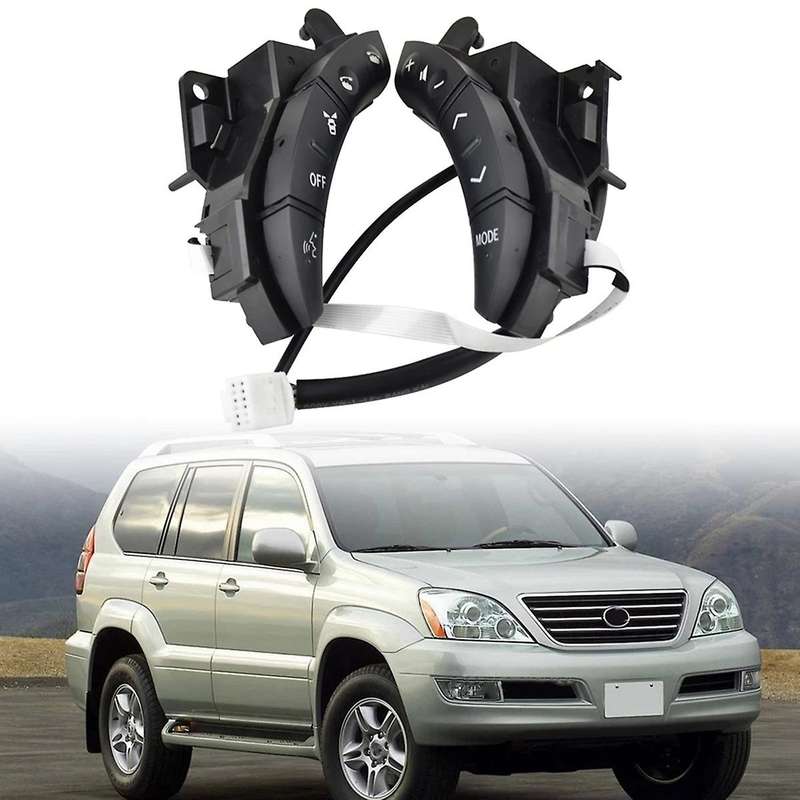 1 Pair Steering Wheel Control Switch Multifunction for Toyota Gx470
