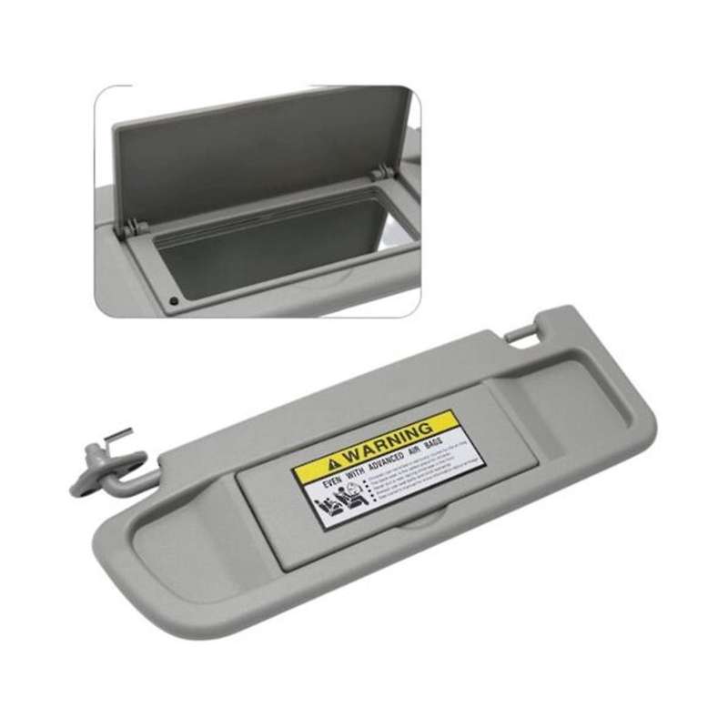 1 Pair Visor Sunvisor Block Shade No Light for 2006-2008 Gray 83280--01zc 83230--a01zc