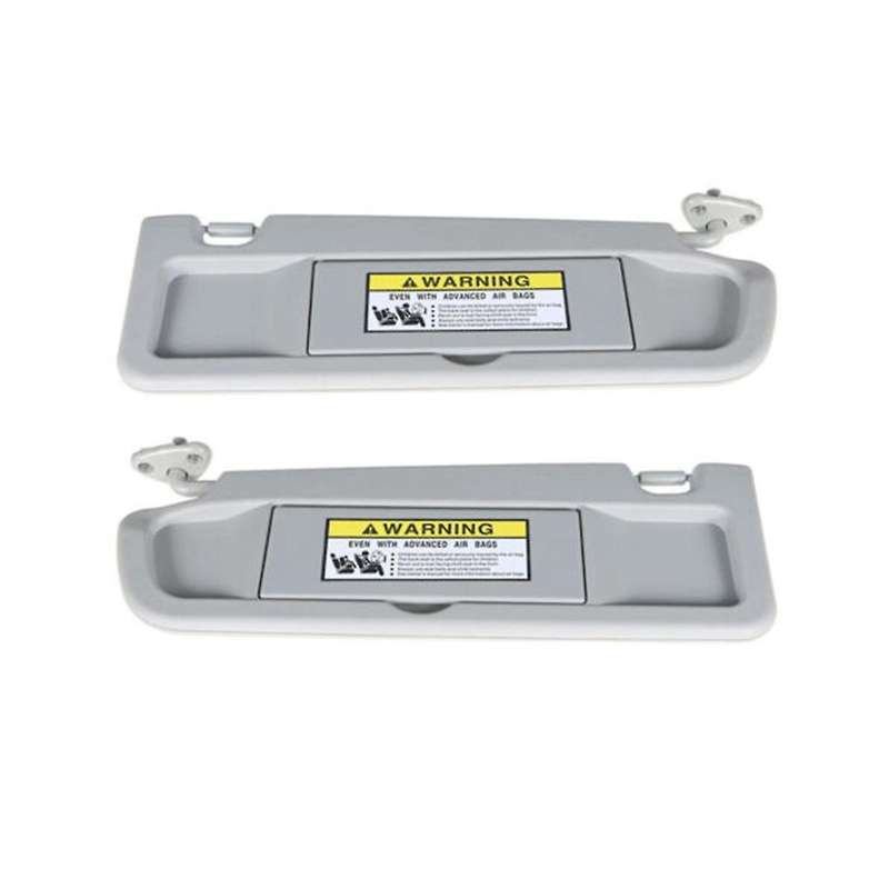 1 Pair Visor Sunvisor Block Shade No Light for 2006-2008 Gray 83280--01zc 83230--a01zc