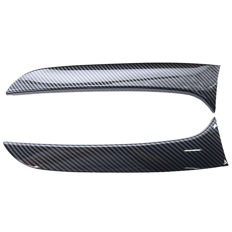 1 Pair Vertical Rear Side Window Canard Spoiler Air Splitter for - 1 Series F20 2012 2013-2019 Carbo